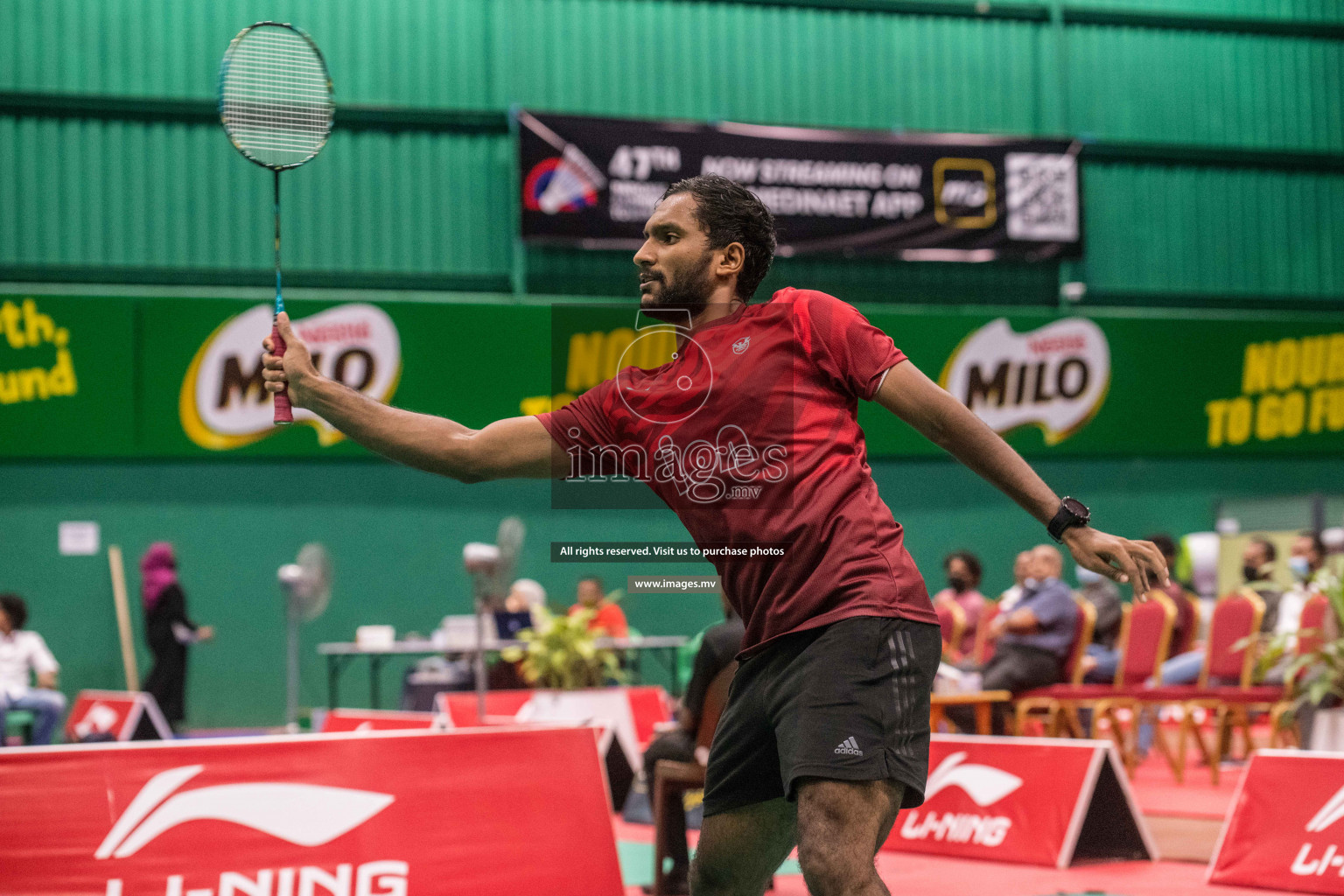 Day 5 of Badminton association mixed group championship 2021 held in Male', Maldives Photos by Nausham Waheed