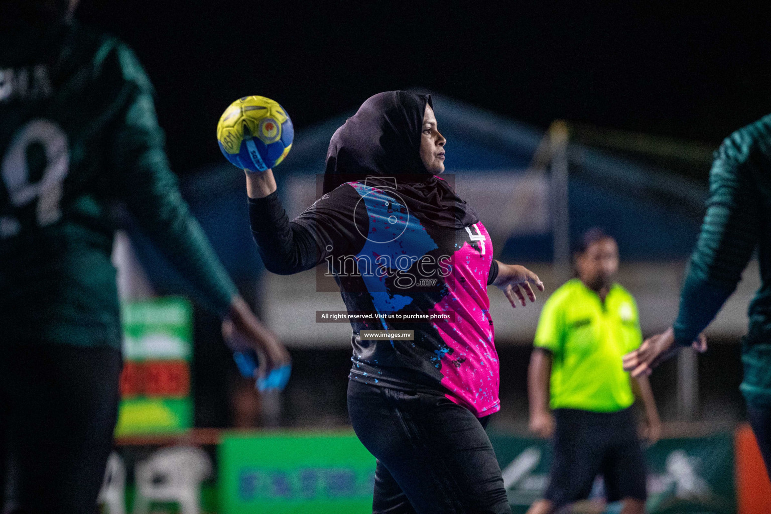 Day 7 of 6th MILO Handball Maldives Championship 2023, held in Handball ground, Male', Maldives on Friday, 26th May 2023 Photos: Nausham Waheed/ Images.mv