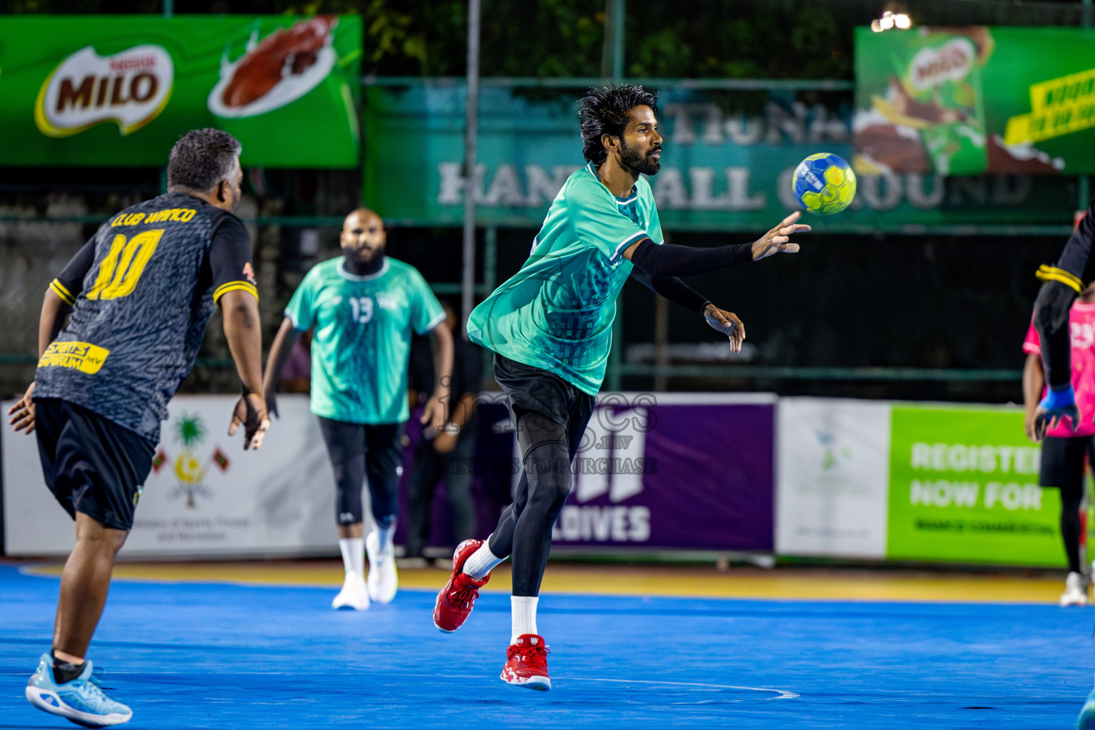 1st Division Final of 8th Inter-Office/Company Handball Tournament 2024, held in Handball ground, Male', Maldives on Tuesday, 11th September 2024 Photos: Nausham Waheed/ Images.mv