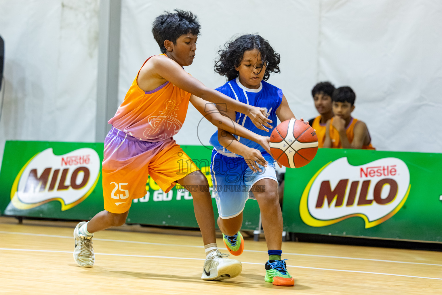Milo 5 x 5 Junior Challenge 2025 - Basketball tournament held in Basketball Training Center, Male', Maldives on Thursday, 09th October 2025. 
Photo by: Hassan Simah / Images.mv