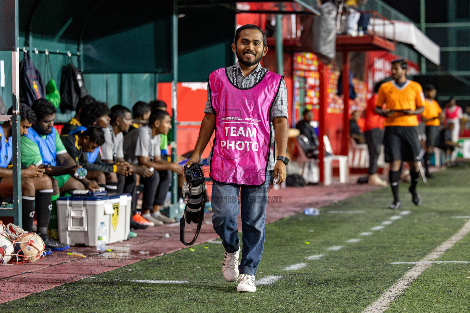 B Fehendhoo VS B Eydhafushi in Day 21 of Golden Futsal Challenge 2025 was held on Saturday, 25 January 2025, in Hulhumale', Maldives. 
Photos: Hassan Simah / images.mv