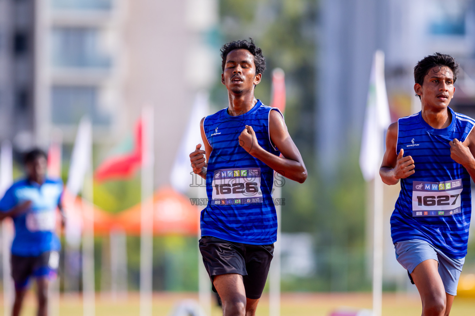 Day 6 of MWSC Interschool Athletics Championships 2024 held in Hulhumale Running Track, Hulhumale, Maldives on Thursday, 14th November 2024. Photos by: Nausham Waheed / Images.mv