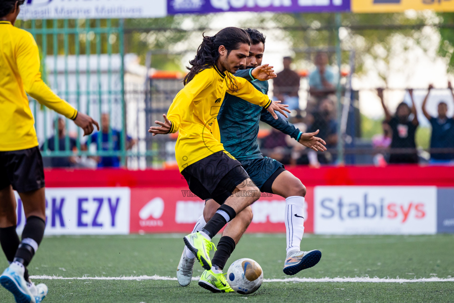 F Nilandhoo vs F Magoodhoo in Day 12 of Golden Futsal Challenge 2025 was held on Thursday, 16th January 2025, in Hulhumale', Maldives Photos: Nausham Waheed  / images.mv
