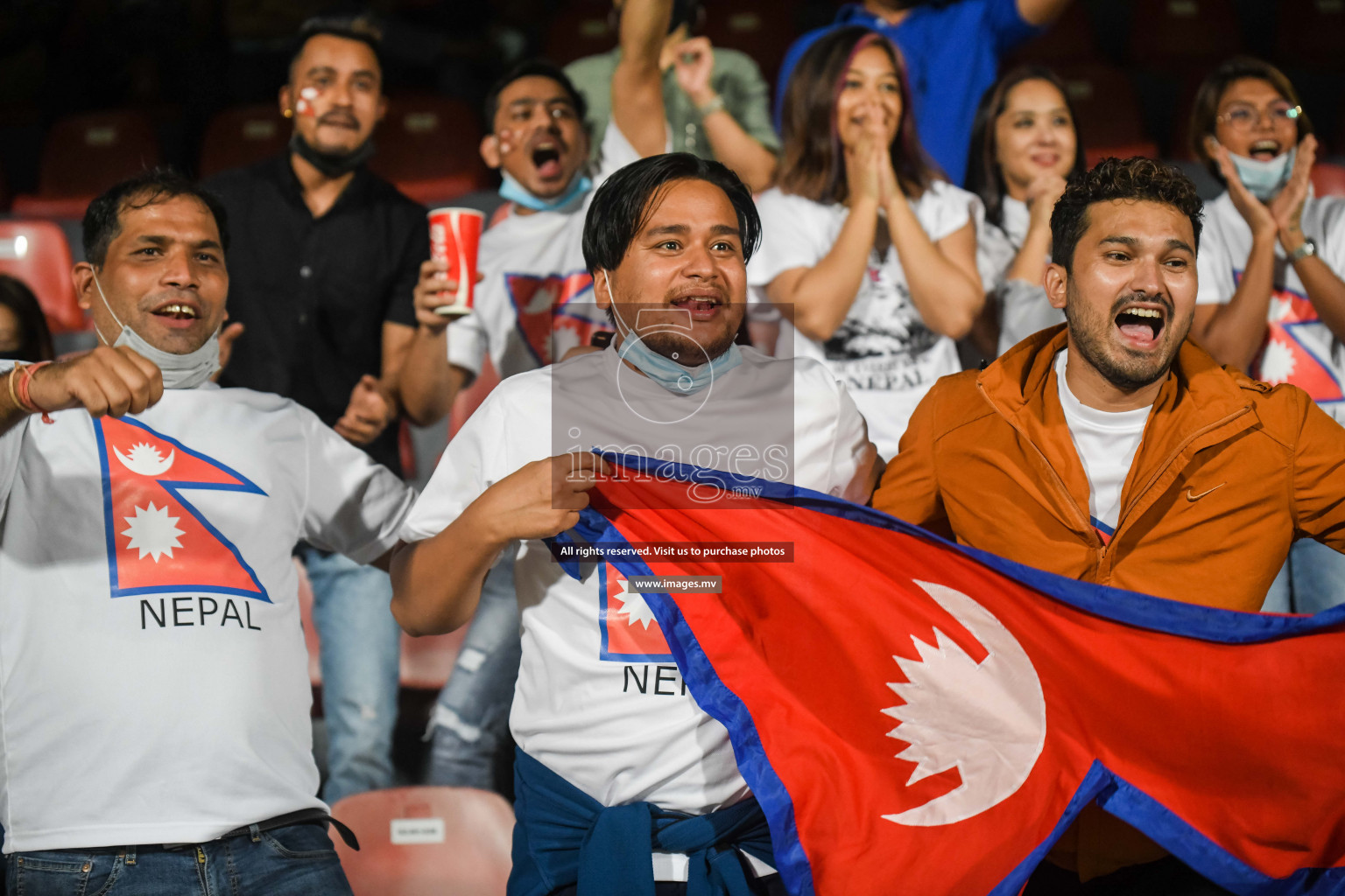 Nepal vs Sri Lanka in SAFF Championship 2021 held on 4th October 2021 in Galolhu National Stadium, Male', Maldives