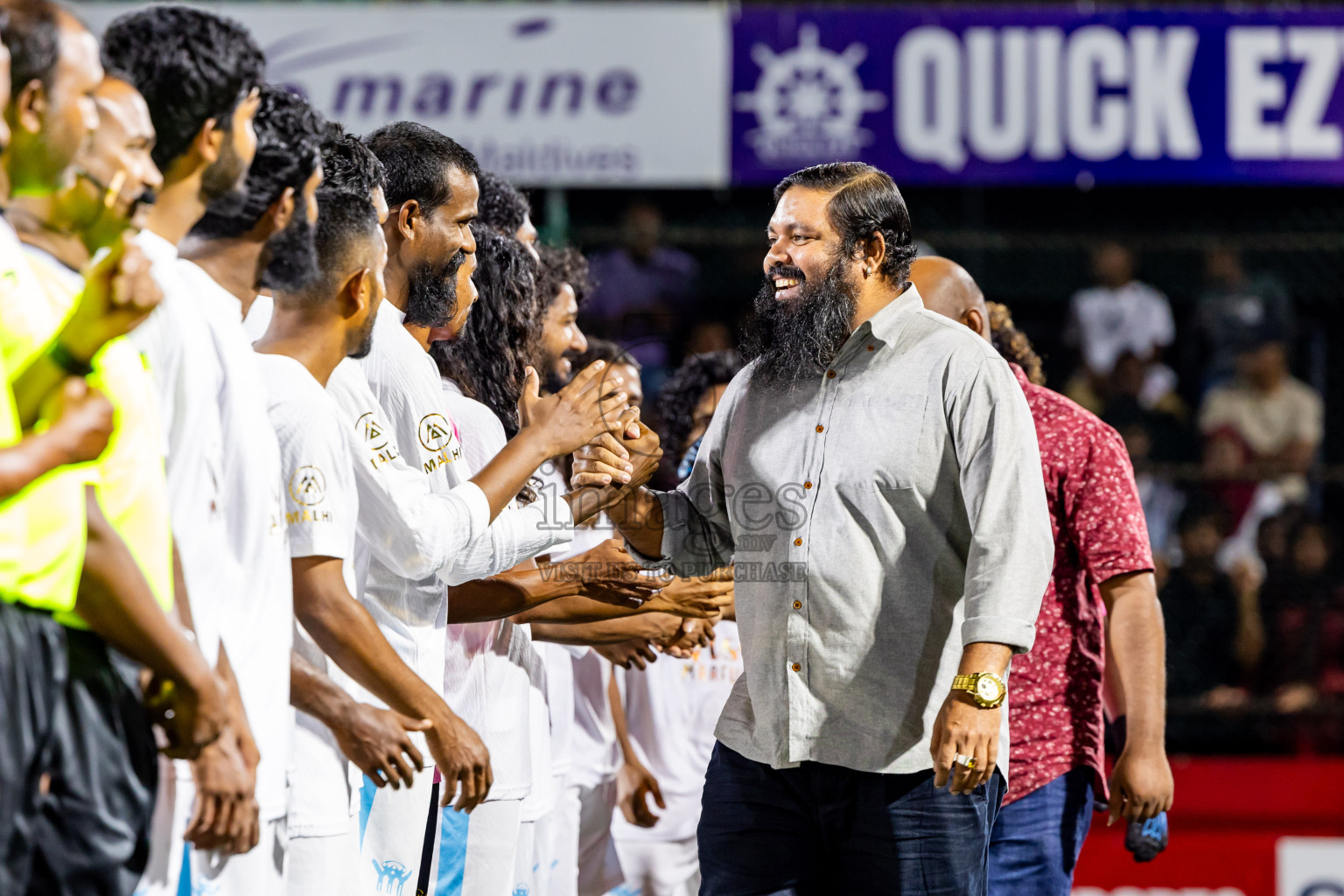 K Maafushi vs K Kaashidhoo in Kaafu Atoll Finals Day 27 of Golden Futsal Challenge 2025 was held on Friday , 31st January 2025, in Hulhumale', Maldives. Photos: Nausham Waheed / images.mv