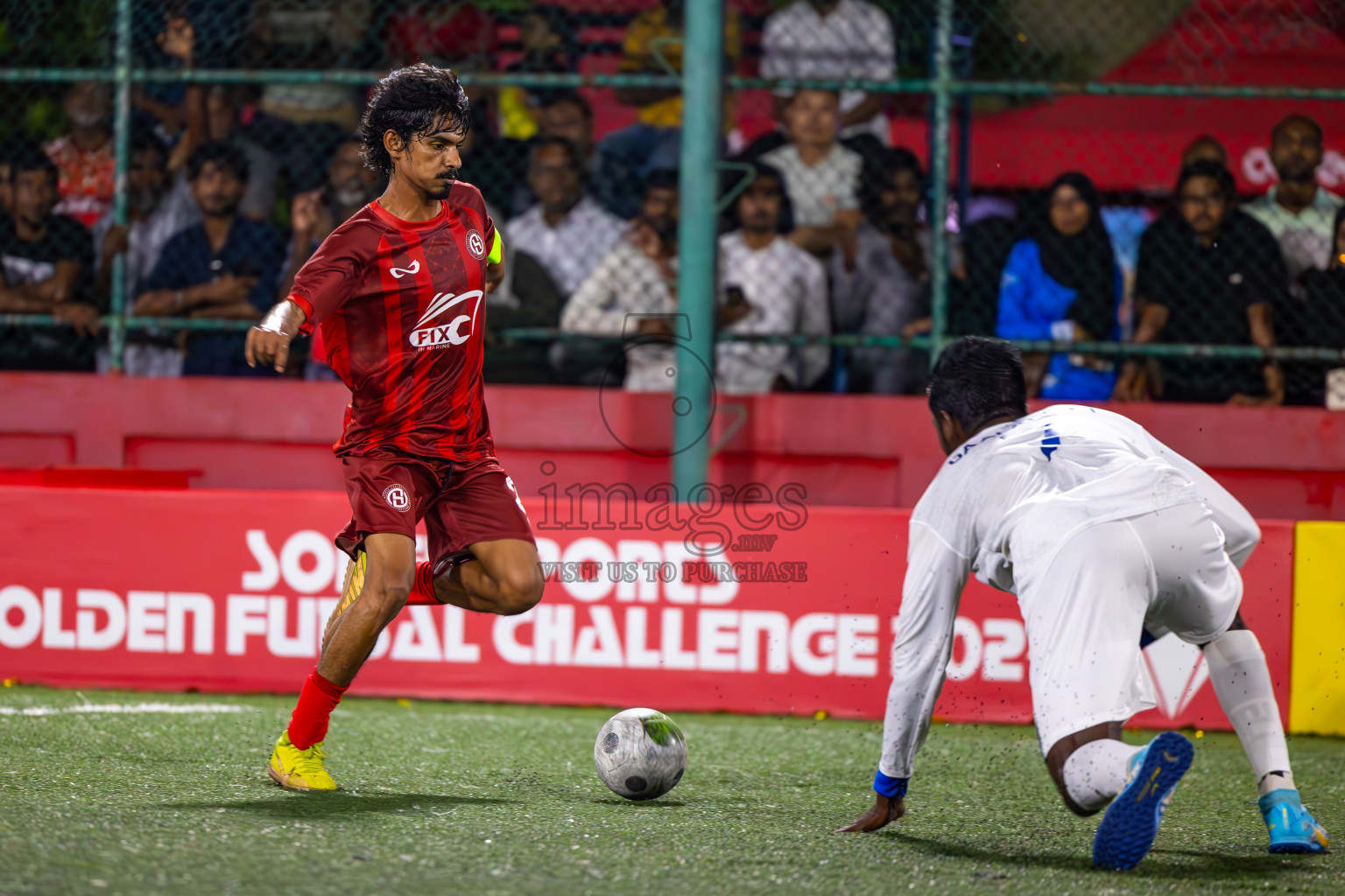 K Gaafaru VS K Huraa in Day 25 of Golden Futsal Challenge 2024 was held on Thursday , 8th February 2024 in Hulhumale', Maldives
Photos: Ismail Thoriq / images.mv