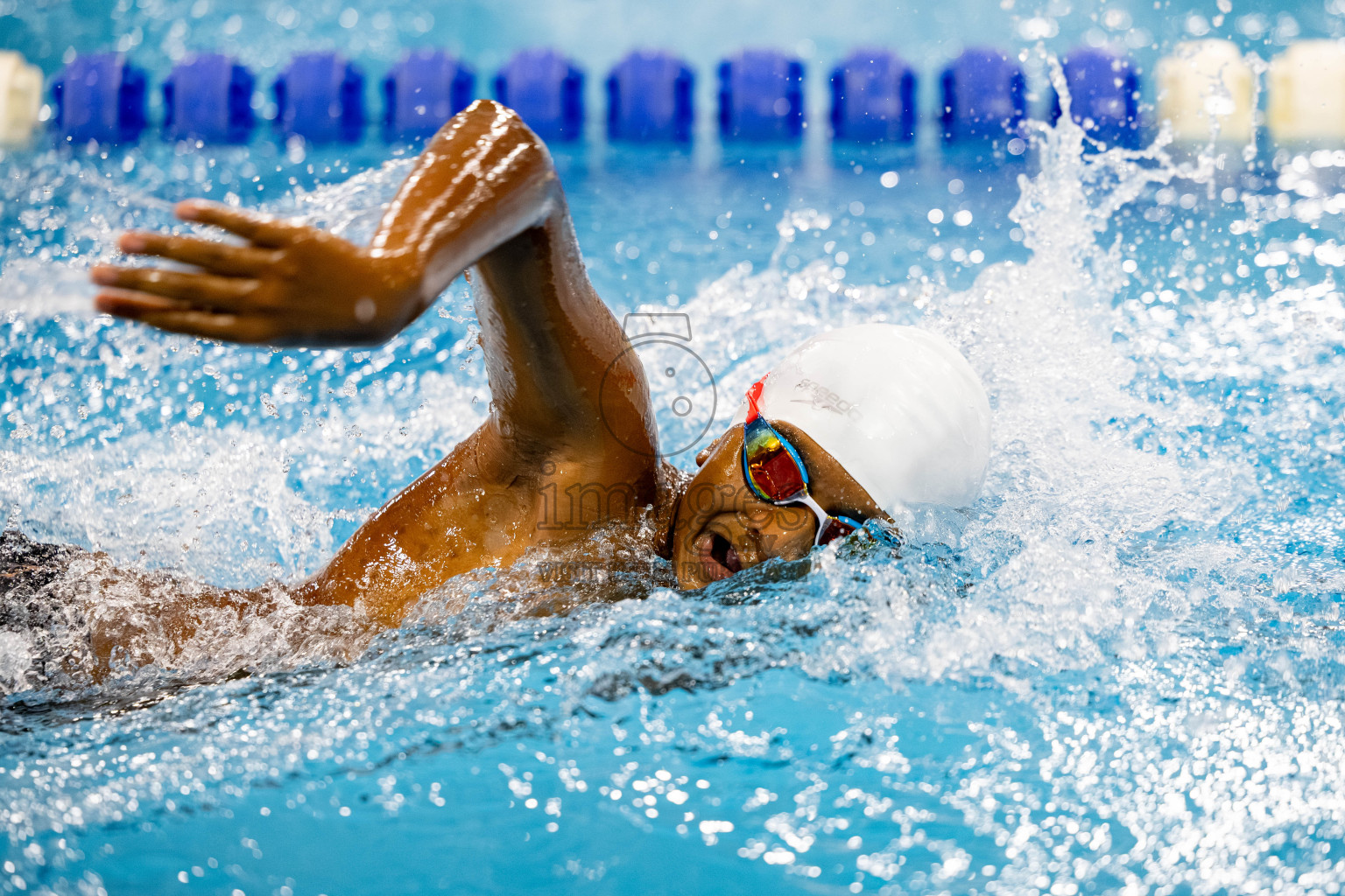 Day 5 of BML 21st Interschool Swimming Competition 2025 was held in Hulhumale' Swimming Pool, Hulhumale', Maldives on Wednesday, 15th October 2025. 
Photos: Hassan Simah / images.mv