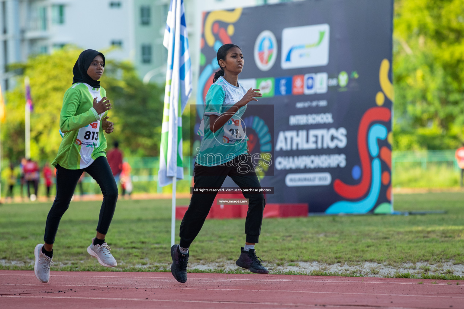 Day two of Inter School Athletics Championship 2023 was held at Hulhumale' Running Track at Hulhumale', Maldives on Sunday, 15th May 2023. Photos: Nausham Waheed / images.mv