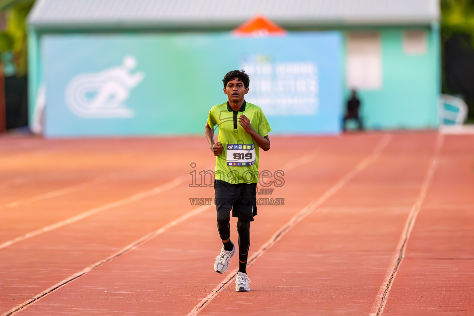 Day 1 of MWSC Interschool Athletics Championships 2024 held in Hulhumale Running Track, Hulhumale, Maldives on Saturday, 9th November 2024. Photos by: Ismail Thoriq / Images.mv