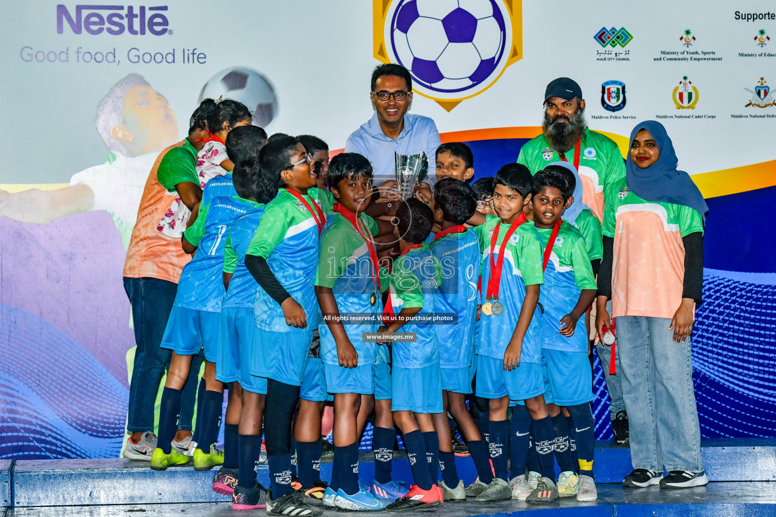 Day 4 of Milo Kids Football Fiesta 2022 was held in Male', Maldives on 22nd October 2022. Photos: Nausham Waheed / images.mv