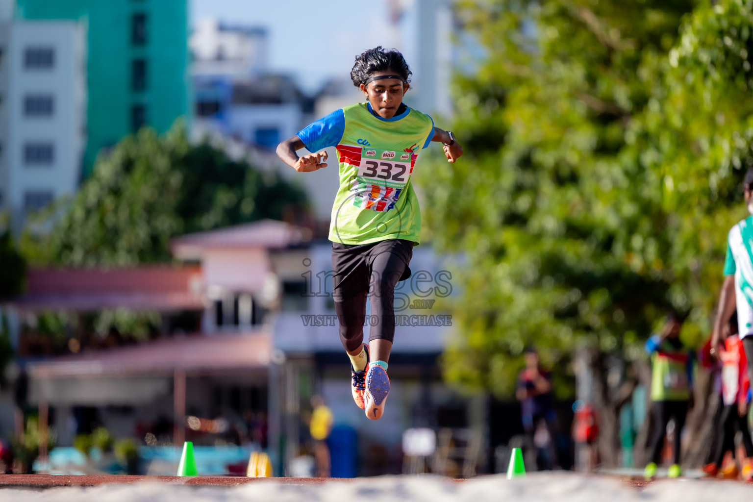 Day 1 of 12th Milo Association Championships was held in Ekuveni Track at Male', Maldives on Thursday, 24th April 2025. Photos: Nausham Waheed / images.mv