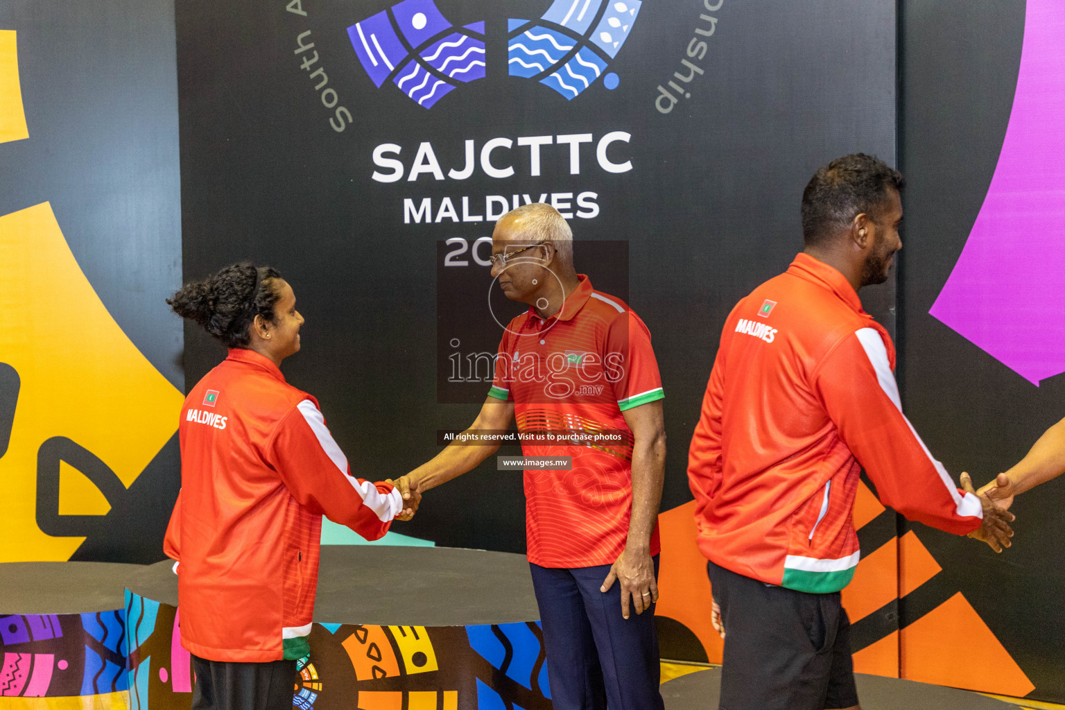 South Asian Junior & Cadet TT Championship Day 1 Male’ Maldives 9th - 11th May 2022, Social Center photos by Nausham Waheed