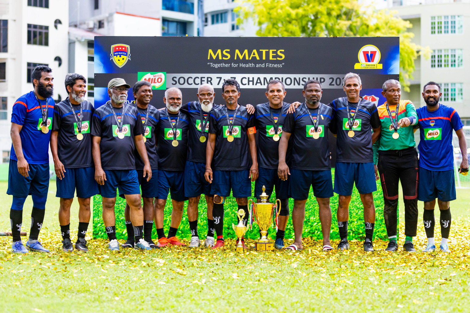 Day 3 of MILO Soccer 7 v 7 Championship 2024 was held at Henveiru Stadium in Male', Maldives on Saturday, 25th April 2024. Photos: Nausham Waheed / images.mv