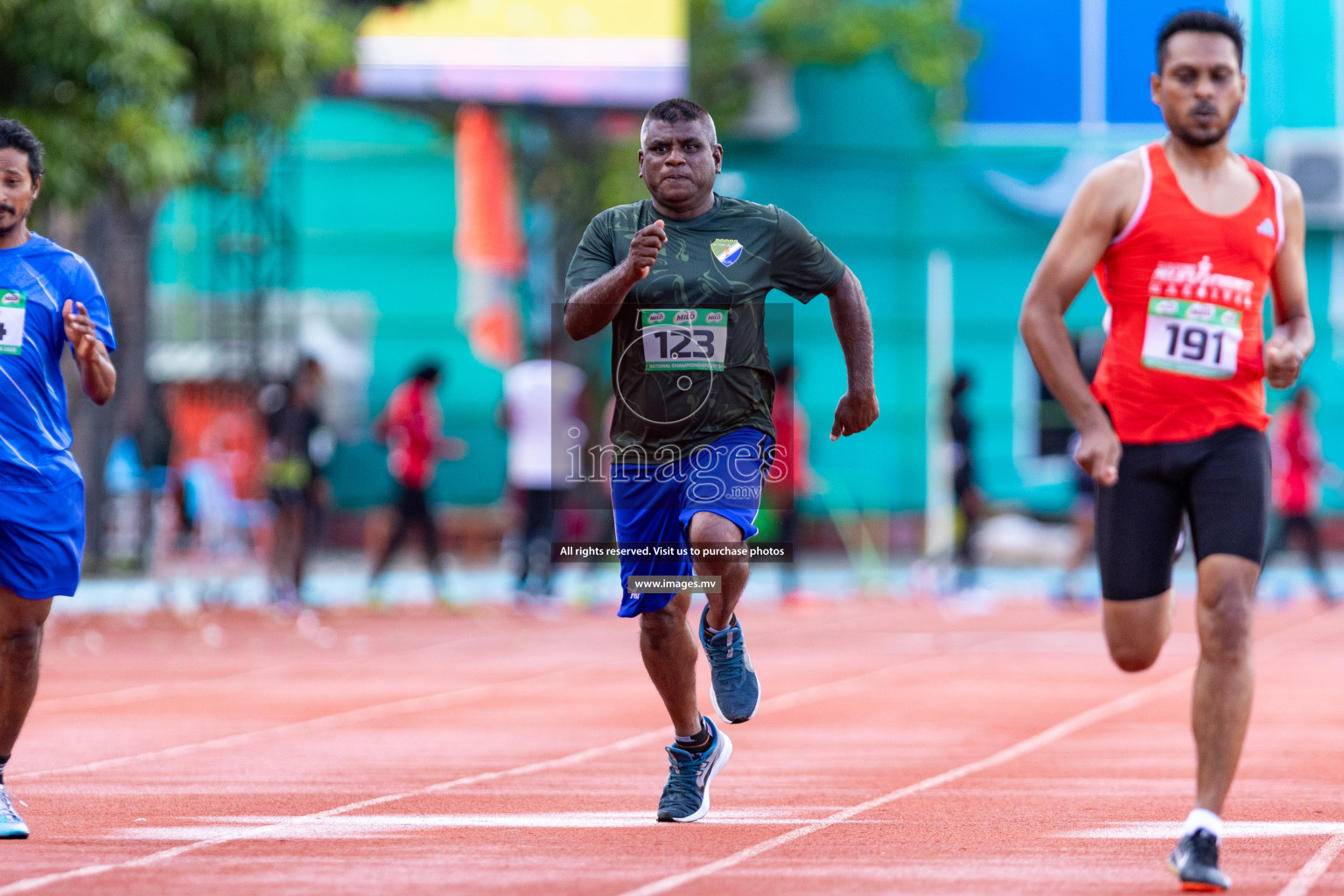 Day 1 of National Athletics Championship 2023 was held in Ekuveni Track at Male', Maldives on Thursday 23rd November 2023. Photos: Nausham Waheed / images.mv