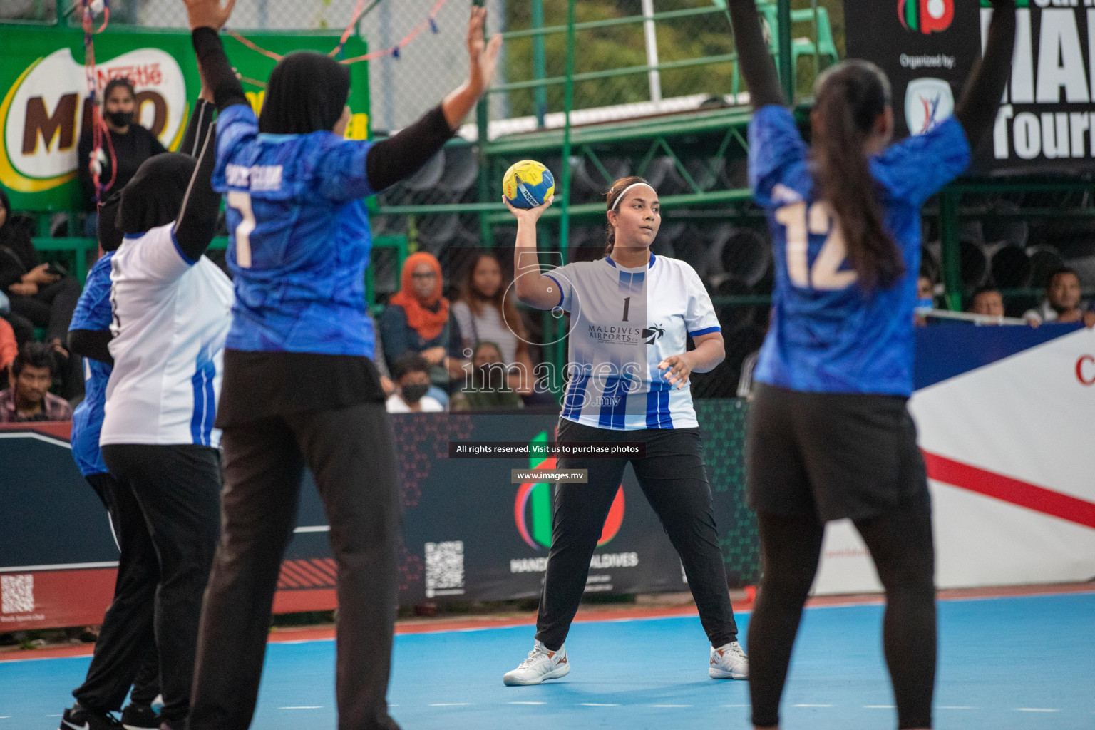 Final of Milo 6th Inter Office Handball Tournament 2022 - Photos by Nausham Waheed & Hassan Simah