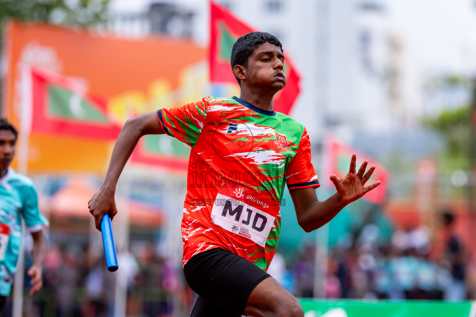 Day 6 of Inter-school Athletics Championship 2025 held in Ekuveni Synthetic Track, Male', Maldives on Sunday, 12th October 2025. Photos by: Nausham Waheed / Images.mv
