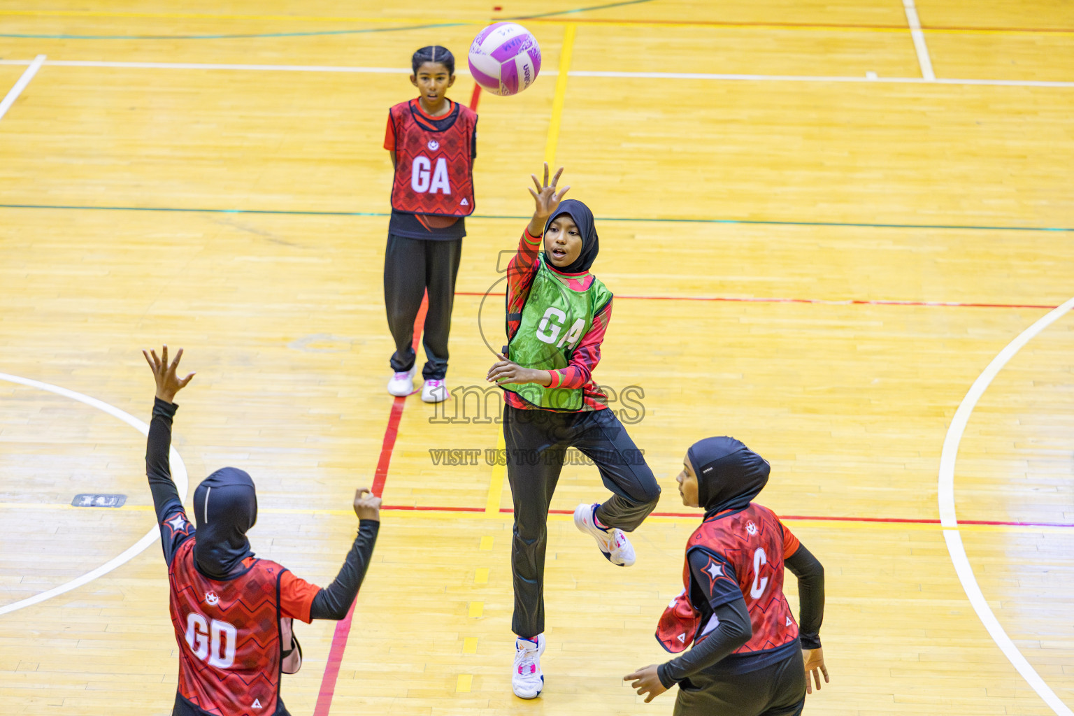 Day 15 of 26th Inter-School Netball Tournament 2025 was held in Social Center Indoor Hall on Thursday, 6th November 2025. Photos: Areef Adam / images.mv