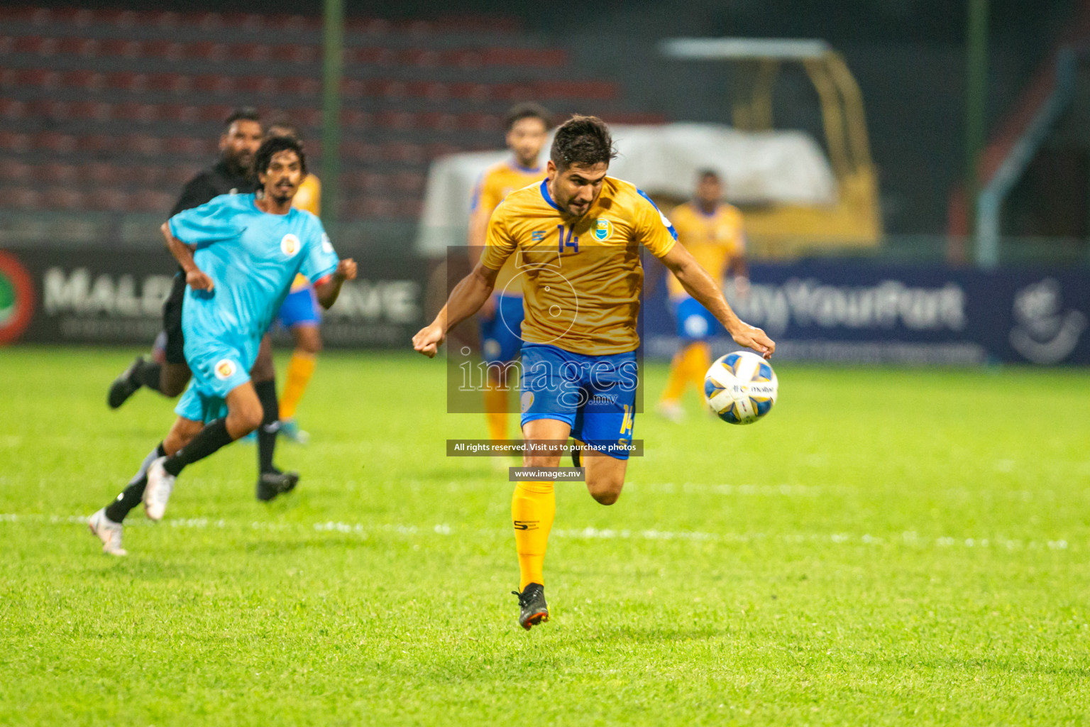 Club Valencia vs United Victory in the President's Cup 2021/2022 held in Male', Maldives on 19 December 2021