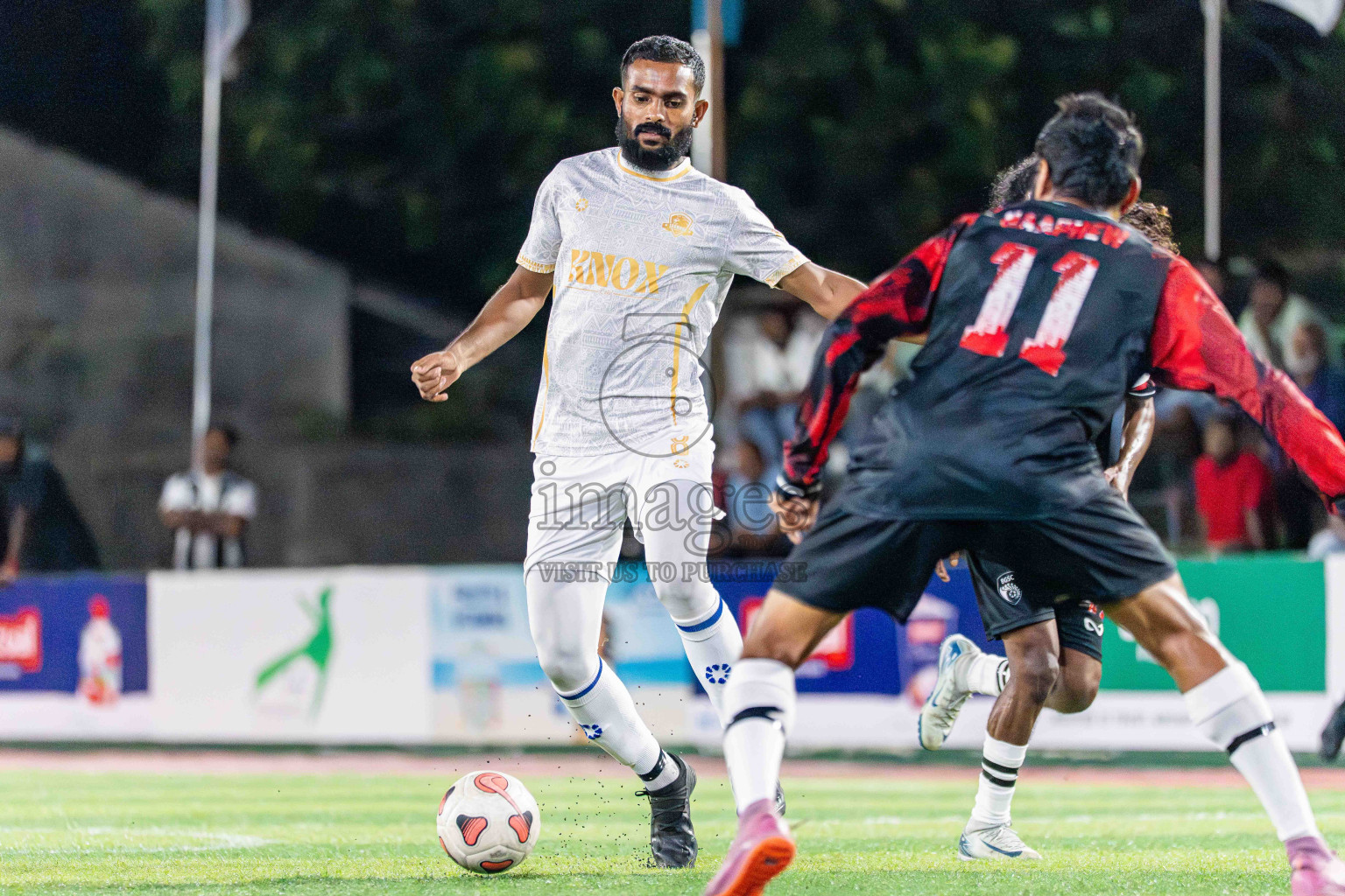 Lecrose VS BGSC in Day 4 - Fonadhoo Youth Futsal Challenge 2025 held in Fonadhoo Futsal Stadium, L. Fonadhoo, Maldives on Wednesday, 29th October 2025 Photos: Arif Rasheed / images.mv