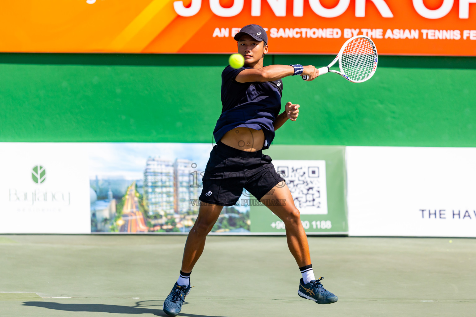 Day 3 of ATF Maldives Junior Open Tennis was held in Male' Tennis Court, Male', Maldives on Wednesday, 11th December 2024. Photos: Nausham Waheed / images.mv