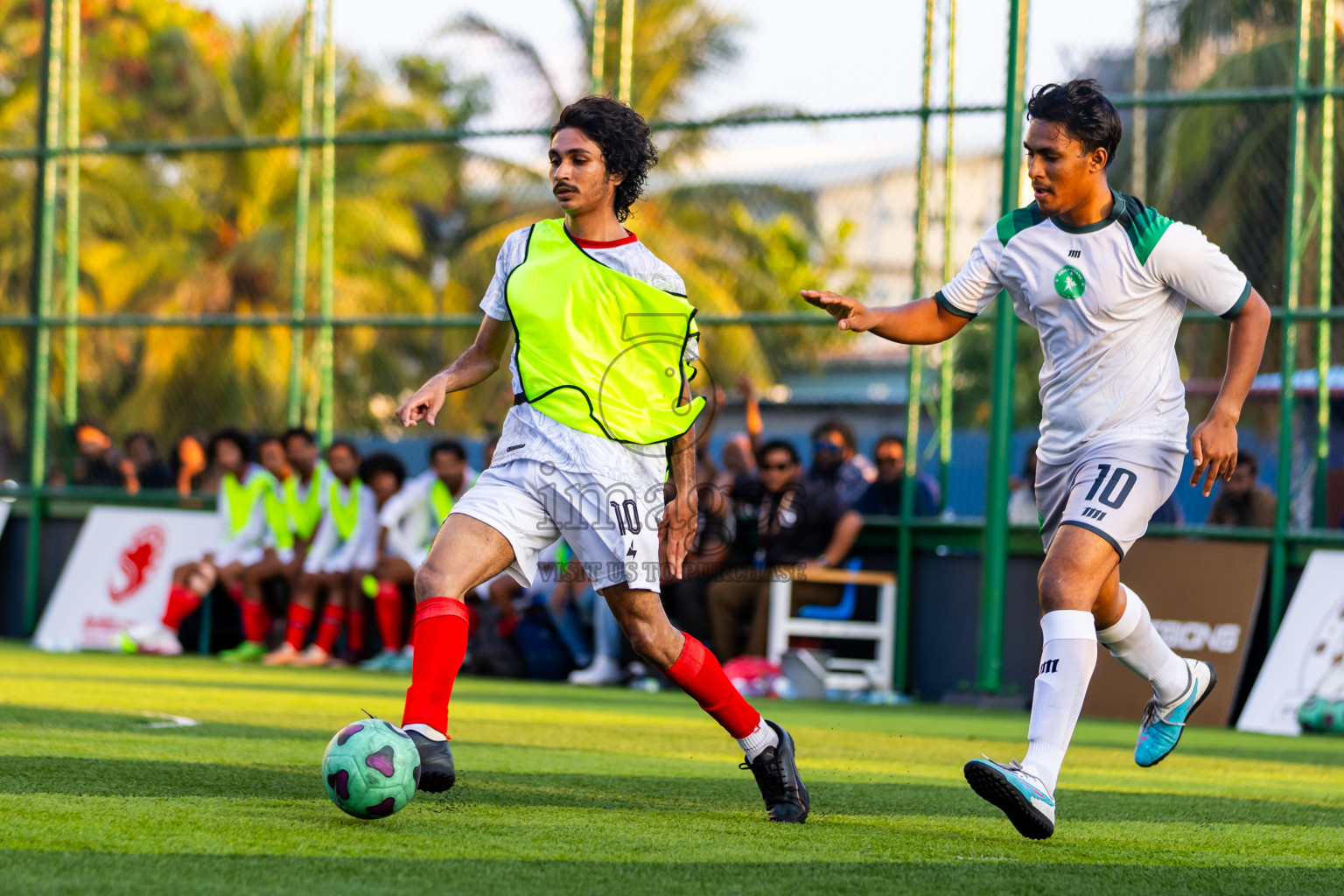 Giraavarians vs Anakee SC in Day 7 of BG Futsal Challenge 2024 was held on Monday, 18th March 2024, in Male', Maldives Photos: Nausham Waheed / images.mv