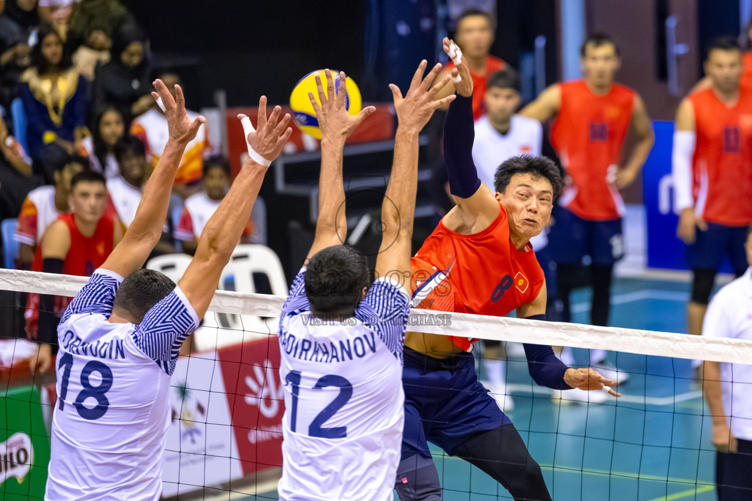 Final of CAVA Champions League 2025 held in Male', Maldives on Wednesday, 23th July 2025 at Social Center Indoor Hall 
Photos By: Mohamed Mahfooz Moosa / images.mv