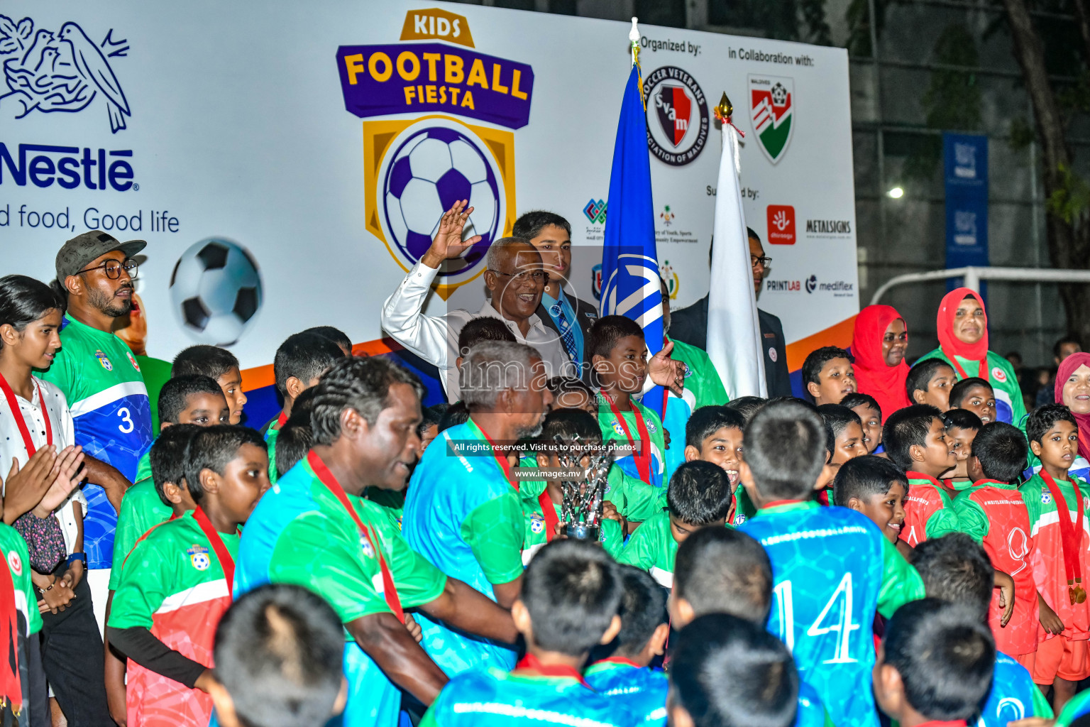 Day 4 of Milo Kids Football Fiesta 2022 was held in Male', Maldives on 22nd October 2022. Photos: Nausham Waheed / images.mv