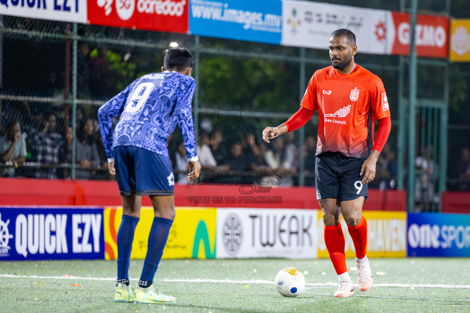 L Gan vs L Mundoo in Atoll Round Final on Day 22 of Golden Futsal Challenge 2025 was held on Sunday , 26th January 2025, in Hulhumale', Maldives.
Photos: Ismail Thoriq / images.mv