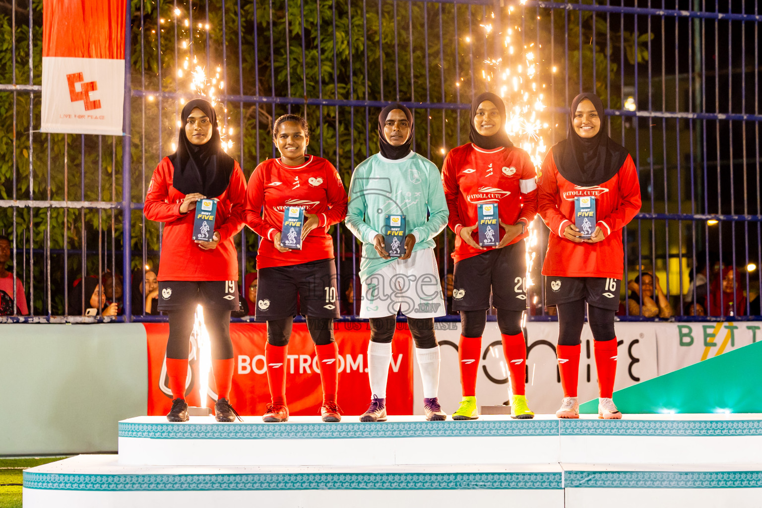 Closing Ceremony of Better in Baa Futsal Fiesta 2025 held in B. Eydhafushi, Maldives on Monday, 17th November 2025. Photos: Nausham Waheed / images.mv