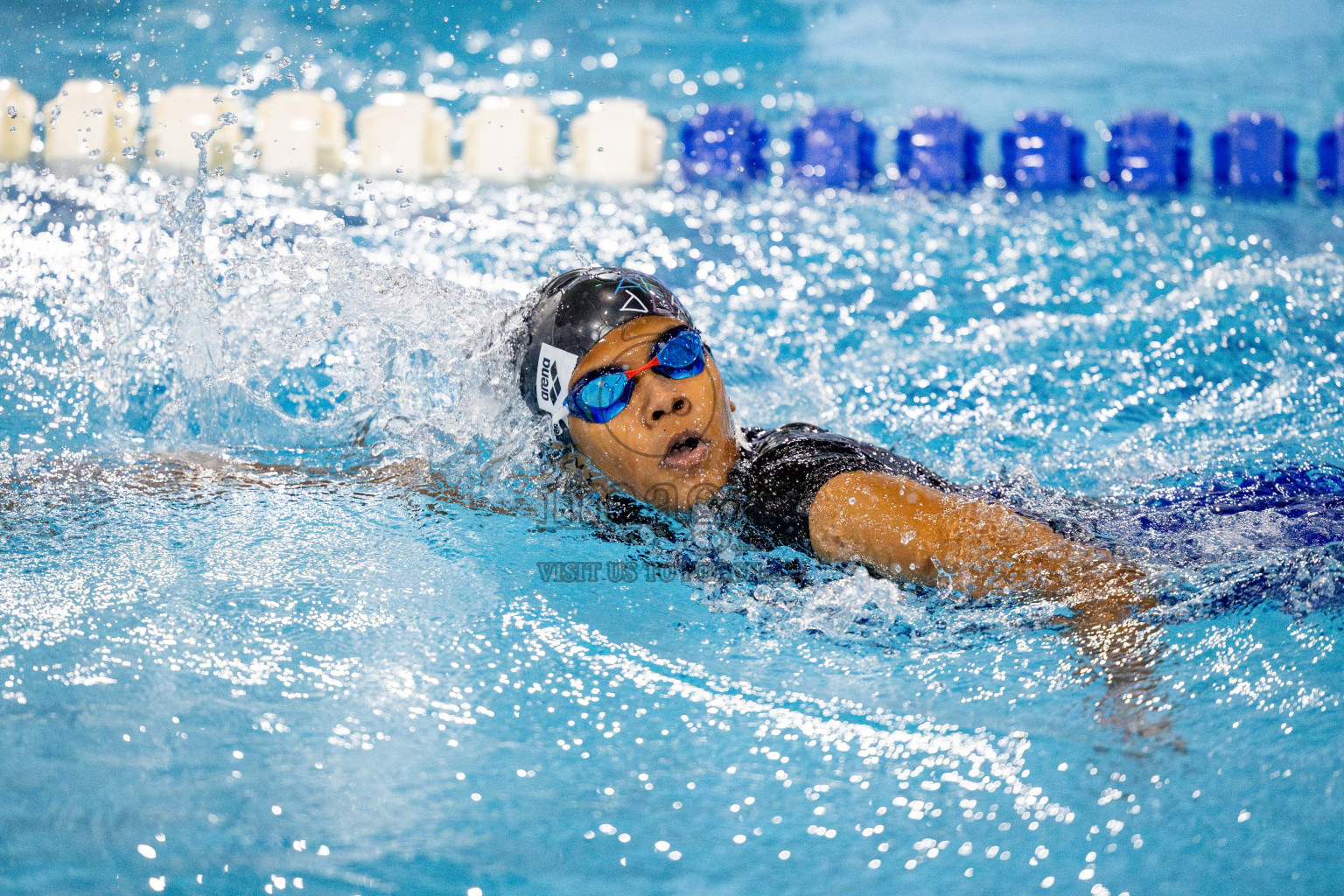 Day 4 of National Swimming Competition 2024 held in Hulhumale', Maldives on Monday, 16th December 2024. 
Photos: Hassan Simah / images.mv