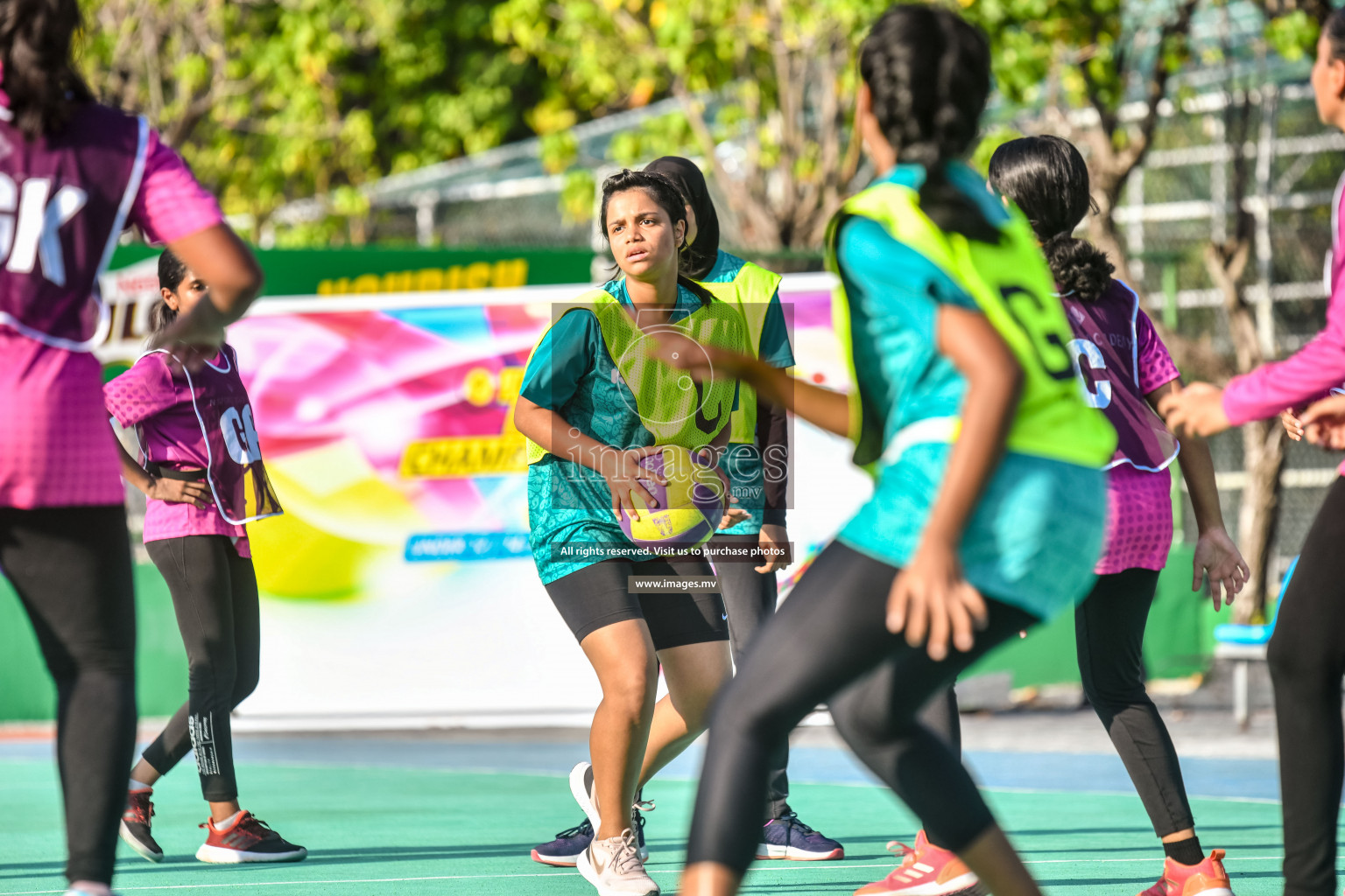 Day 5 of Junior Netball Championship 2022 on 9th March 2022 held in Male', Maldives. Photos by Nausham Waheed