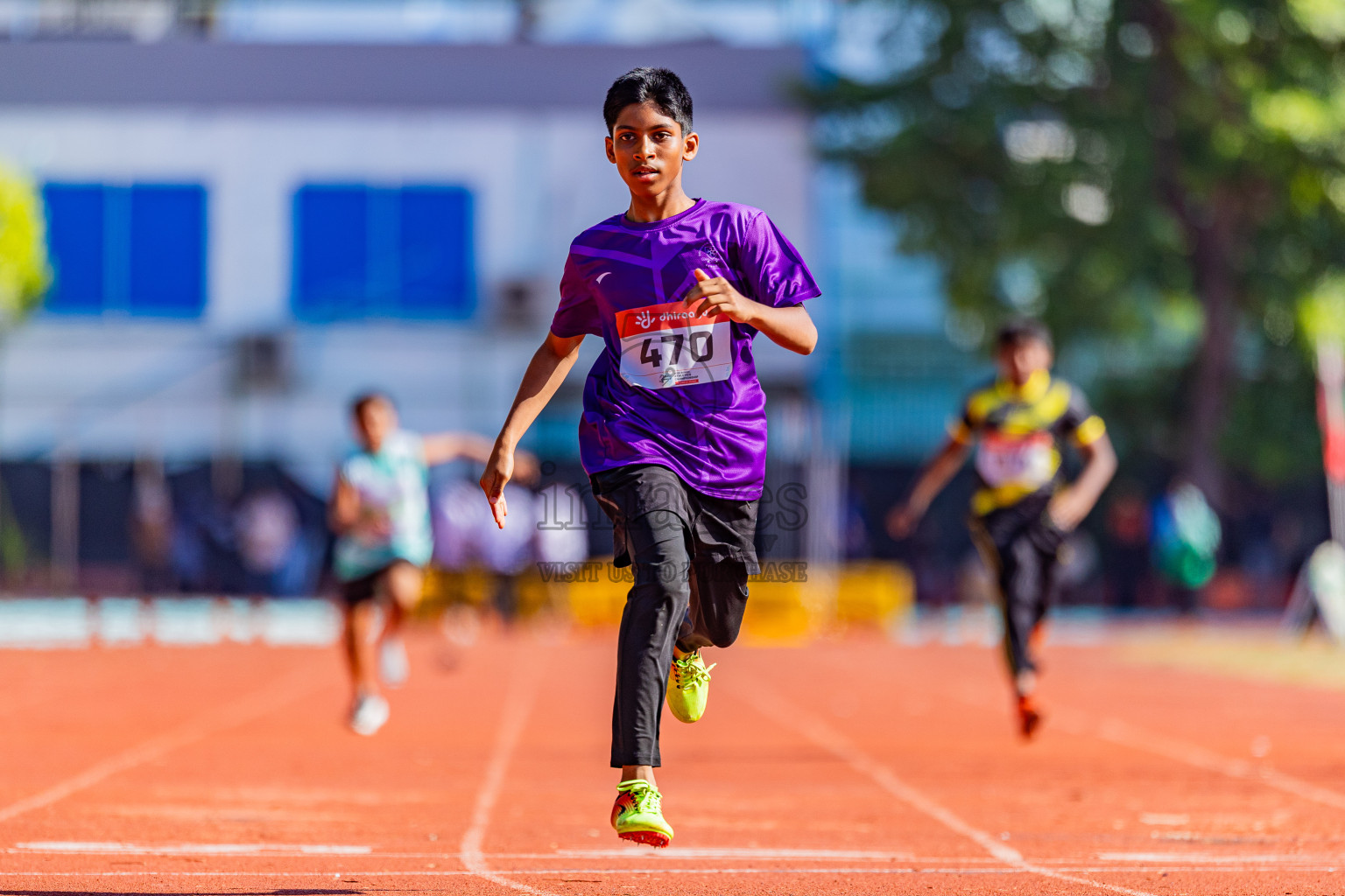 Day 1 of Inter-school Athletics Championship 2025 held in Ekuveni Synthetic Track, Male', Maldives on Monday, 06th October 2025. Photos by: Areef Adam  / Images.mv
