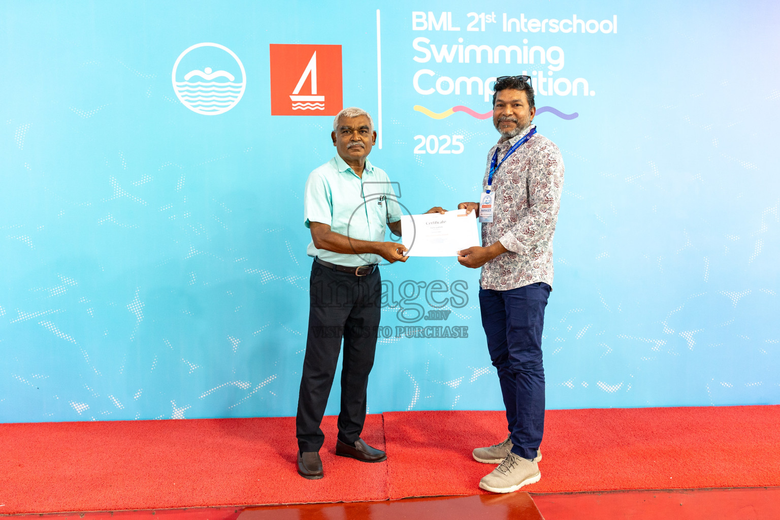 Closing Ceremony of BML 21st Interschool Swimming Competition 2025 .was held in Hulhumale' Swimming Pool, Hulhumale', Maldives on Saturday, 18th October 2025. 
Photos: Hassan Simah / images.mv