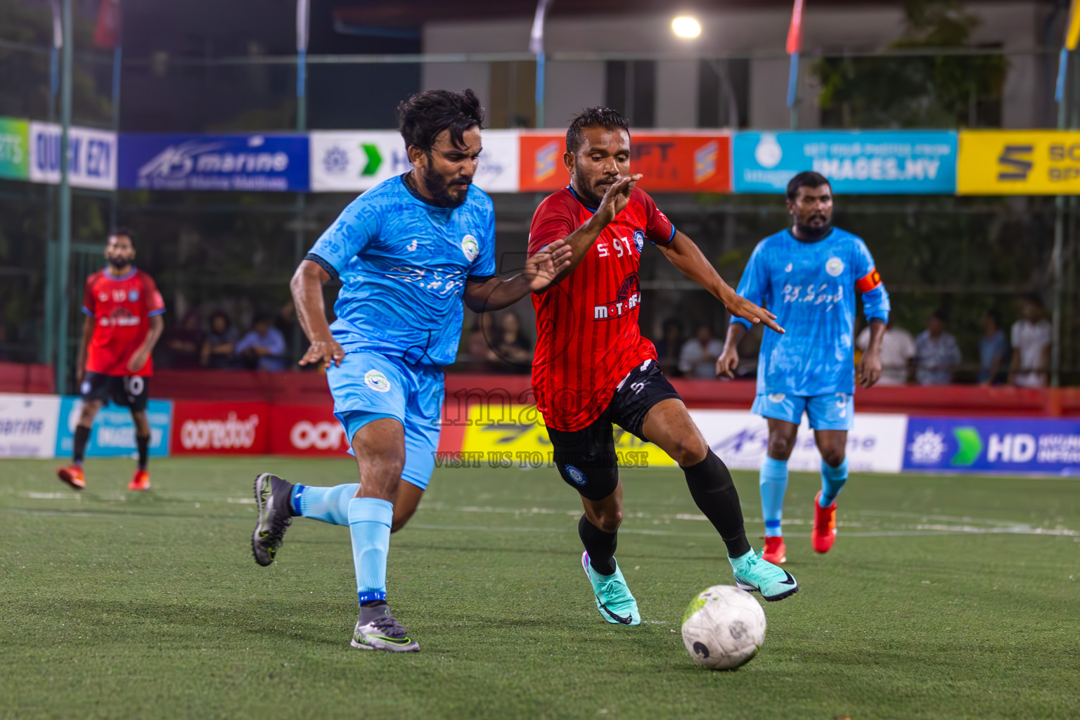 GA Villingili vs GA Kolamaafushi in Day 10 of Golden Futsal Challenge 2024 was held on Tuesday, 23rd January 2024, in Hulhumale', Maldives
Photos: Ismail Thoriq / images.mv