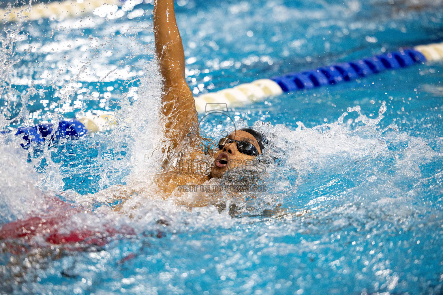 Day 6 of National Swimming Competition 2024 held in Hulhumale', Maldives on Wednesday, 18th December 2024. Photos: Mohamed Mahfooz Moosa / images.mv