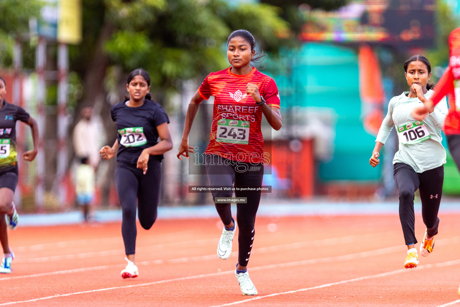 Day 2 of National Athletics Championship 2023 was held in Ekuveni Track at Male', Maldives on Friday, 24th November 2023. Photos: Nausham Waheed / images.mv