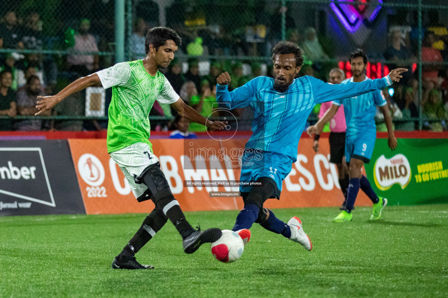 MACL vs Team DJA in Club Maldives Cup 2022 was held in Hulhumale', Maldives on Tuesday, 18th October 2022. Photos: Hassan Simah/ images.mv