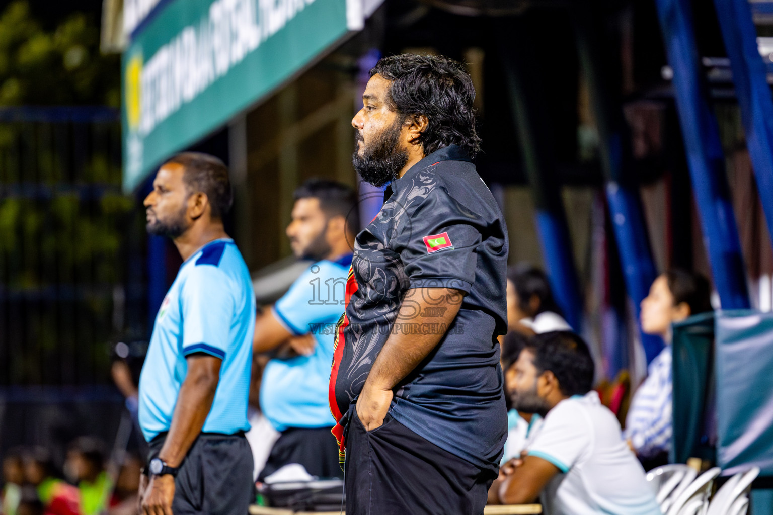 Eydhafushi vs Thulhaadhoo in Semi Finals of Better in Baa Futsal Fiesta 2025 Men's division held in B. Eydhafushi, Maldives on Saturday, 15th November 2025. Photos: Nausham Waheed / images.mv