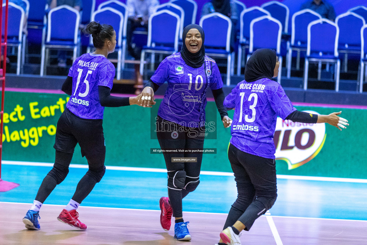 Volleyball Association Cup 2022-Women's Division-Match Day 10 was held in Male', Maldives on Saturday, 4th June 2022 at Social Center Indoor Hall Photos By: Ismail Thoriq/images.mv