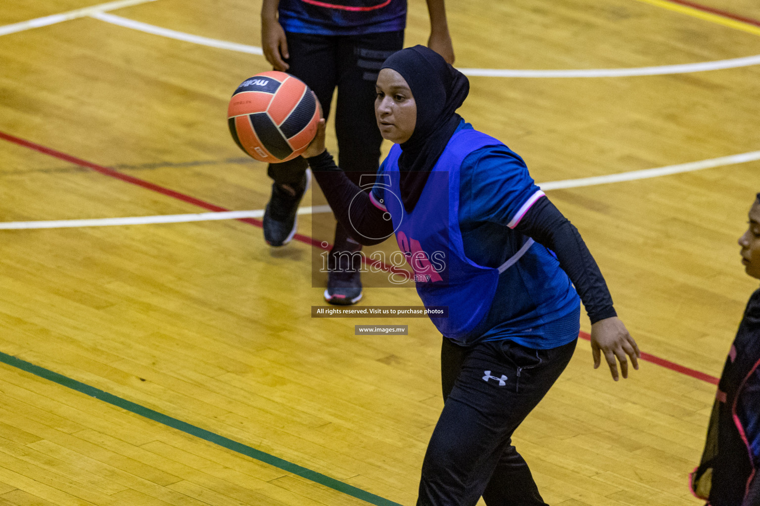 Xenith Sports Club vs Youth United Sports Club in the Milo National Netball Tournament 2022 on 18 July 2022, held in Social Center, Male', Maldives. Photographer: Shuu, Hassan Simah / Images.mv