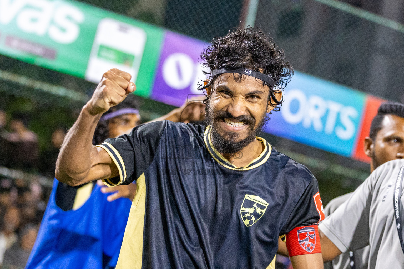 R Dhuvaafaru vs R Inguraidhoo in Raa Atoll Final in Day 24 of Golden Futsal Challenge 2025 was held on Tuesday , 28th January 2025, in Hulhumale', Maldives. Photos: Ismail Thoriq / images.mv