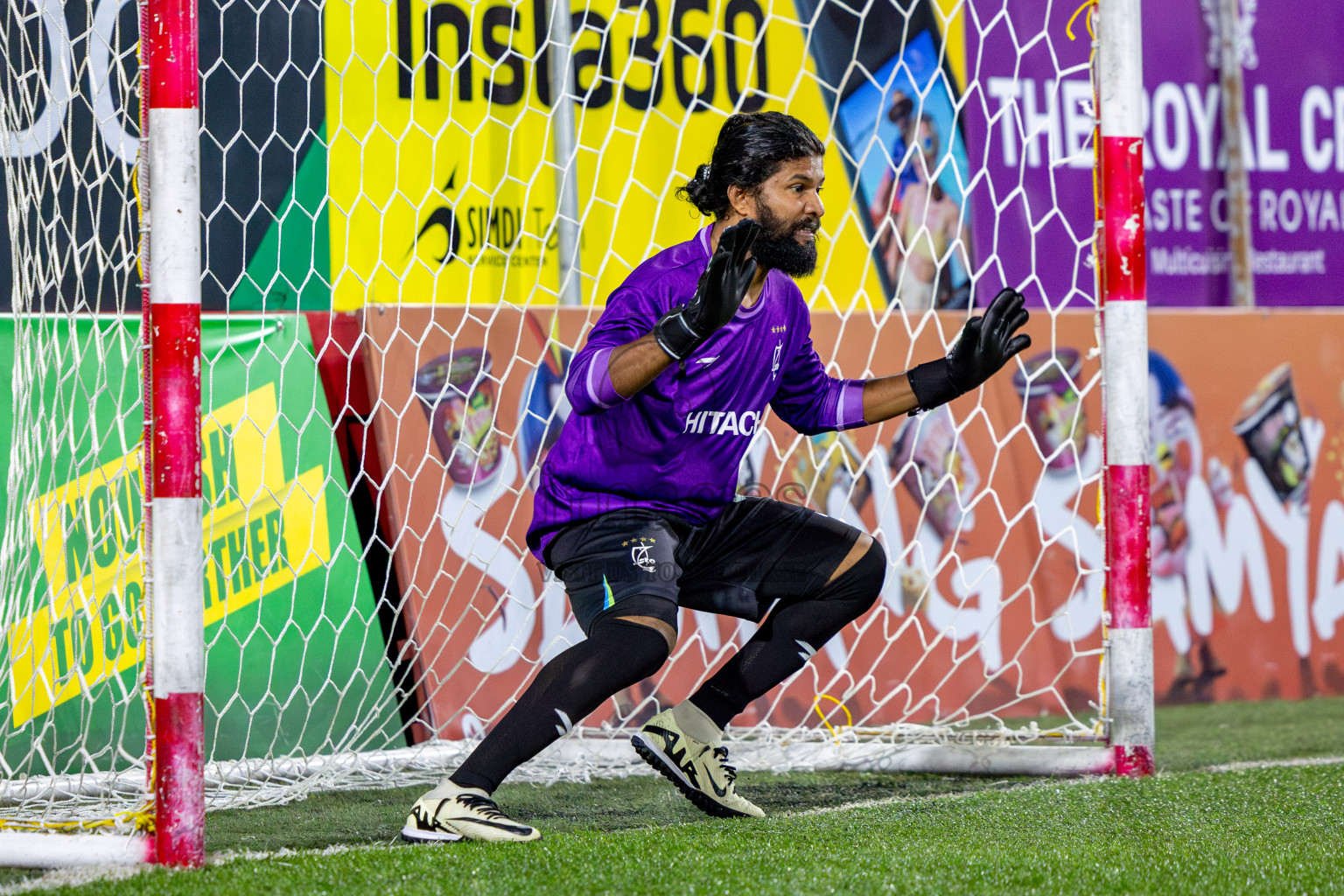 STO RC vs Club WAMCO in Round of 16 of Club Maldives Cup 2024 held in Rehendi Futsal Ground, Hulhumale', Maldives on Monday, 7th October 2024. Photos: Nausham Waheed / images.mv