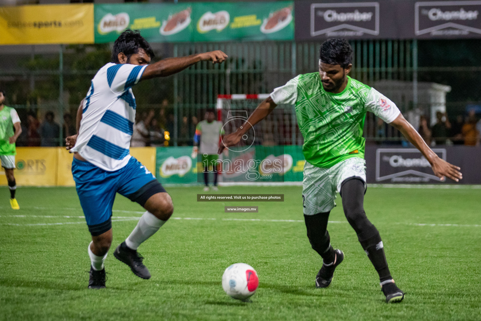 Club AVSEC vs TEAM DJA in Club Maldives Cup 2022 was held in Hulhumale', Maldives on Sunday, 9th October 2022. Photos: Hassan Simah / images.mv