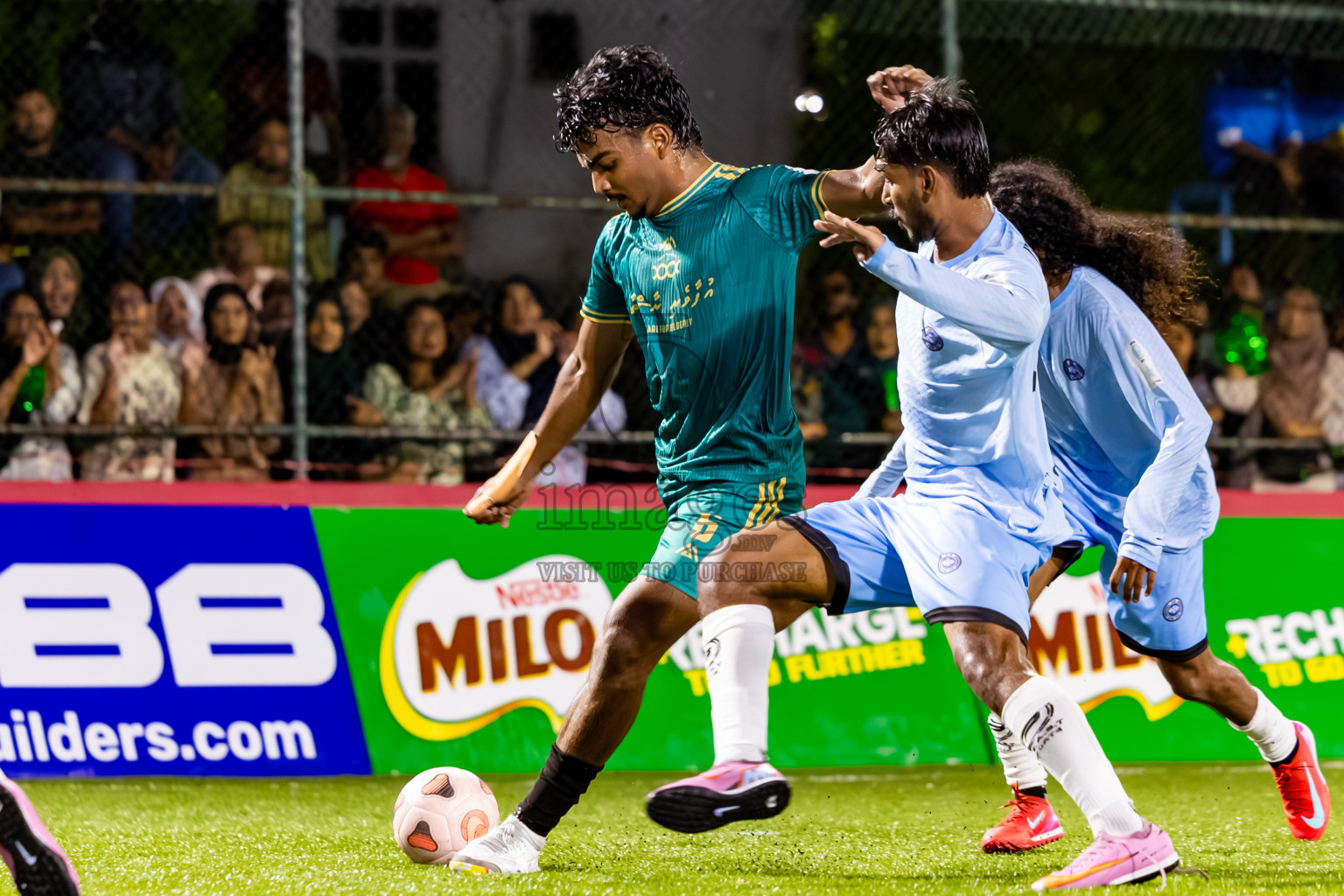 Team Badhahi vs Male City Council in Quater Finals of Club Maldives Cup Classic 2025 was held in Rehendi Futsal Ground, Hulhumale', Maldives on Saturday, 27th September 2025. Photos: Nausham Waheed / images.mv