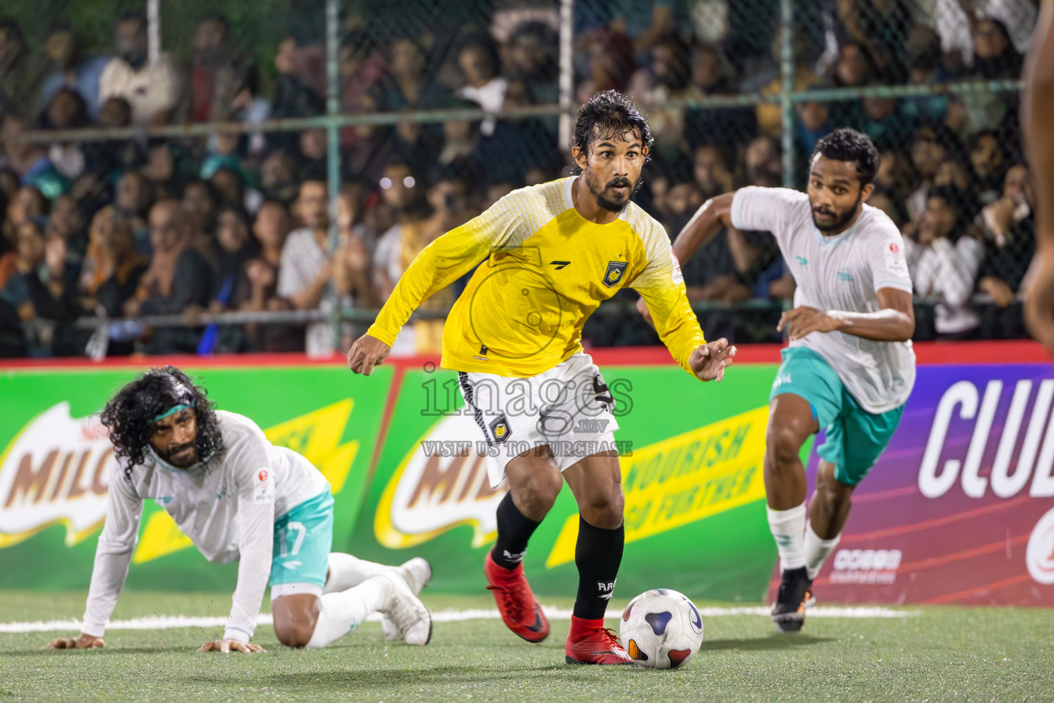 RRC vs MPL in Semi Finals of Club Maldives Cup 2024 held in Rehendi Futsal Ground, Hulhumale', Maldives on Monday, 14th October 2024. Photos: Ismail Thoriq / images.mv