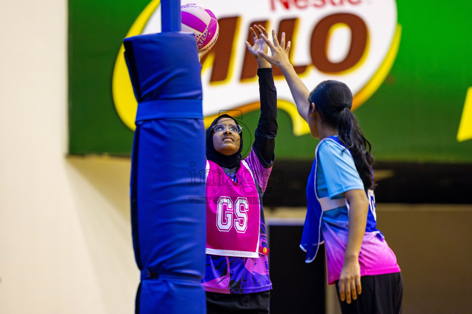 MV Netters Acadamy vs N Sports Academy in Day 2 of 3rd Junior Championship - Netball association of Maldives, held at Social Center on Monday 20th January 2025 . Photos by Nausham Waheed