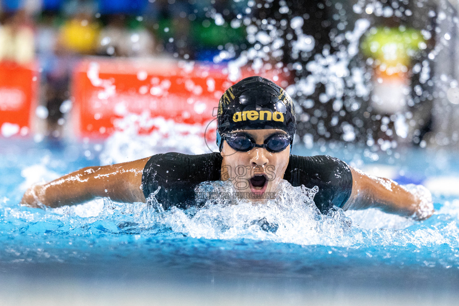 Day 7 of National Swimming Competition 2024 held in Hulhumale', Maldives on Thursday, 19th December 2024.
Photos: Ismail Thoriq / images.mv