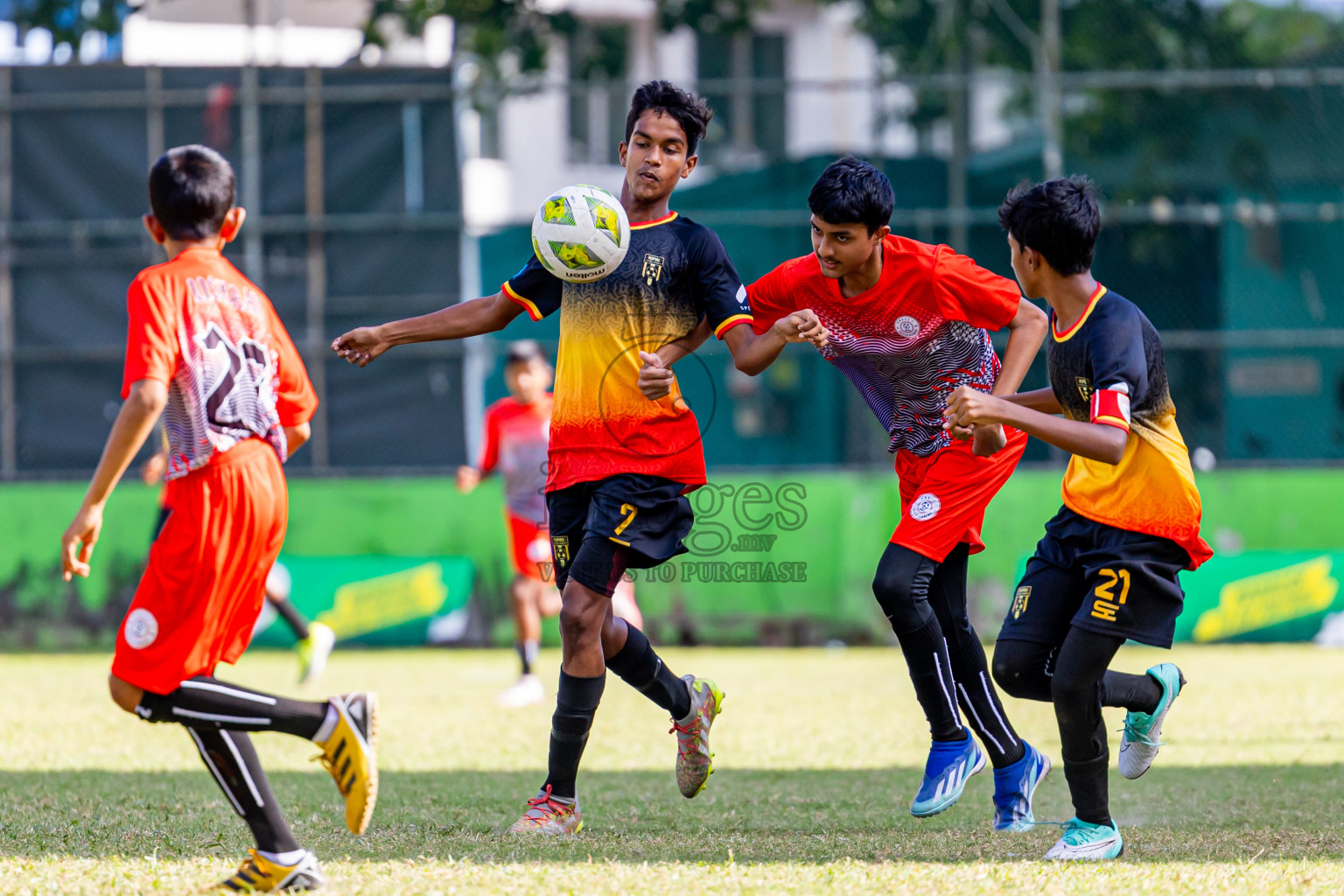 Day 2 of MILO Academy Championship 2024 Under 14 held in Henveyru Stadium, Male', Maldives on Friday, 1st November 2024. Photos: Nausham Waheed / Images.mv