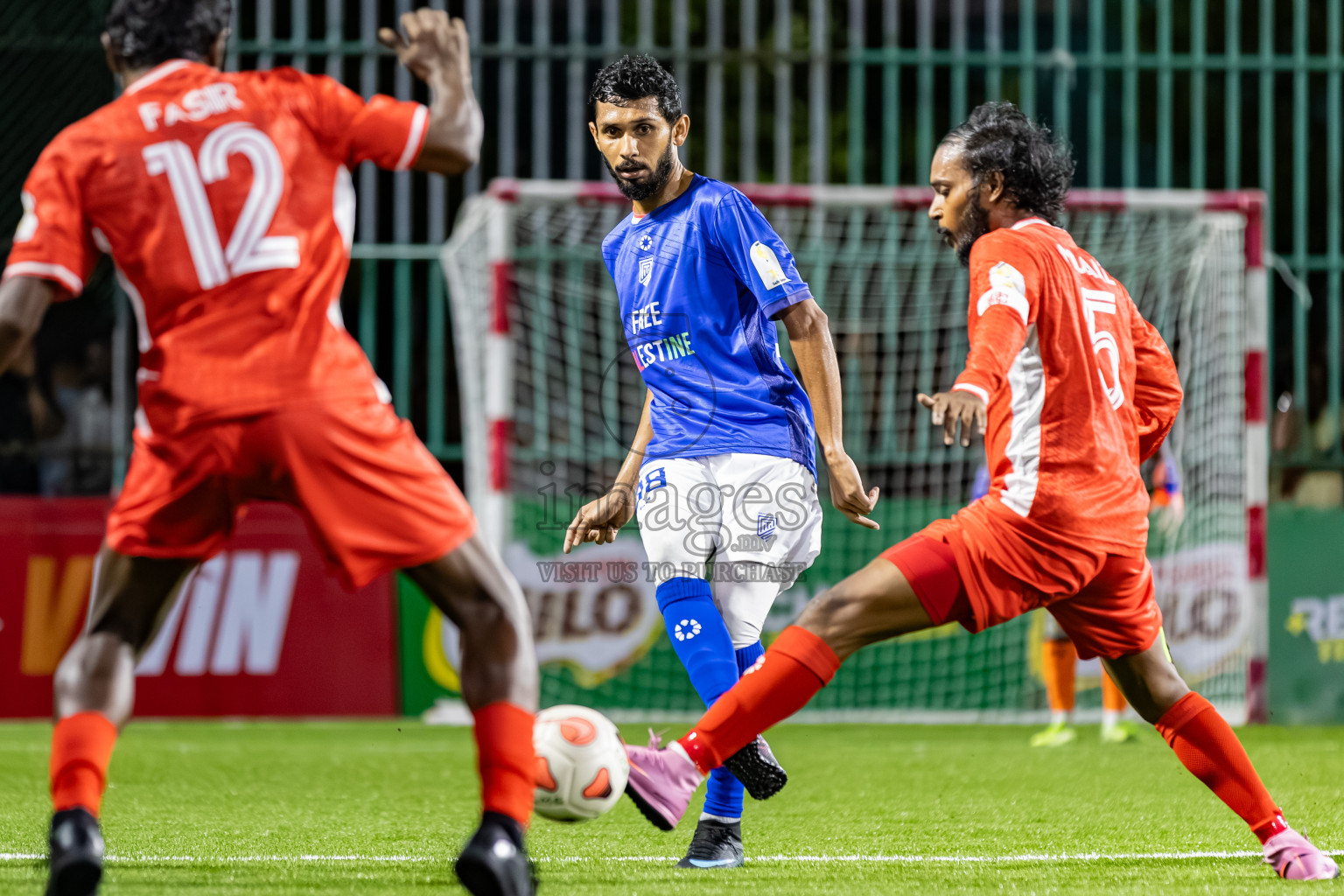 Team Naivaadhoo vs Club Combination in Day 1 of Kings Cup of Club Maldives Cup 2025 held in Rehendi Futsal Ground, Hulhumale', Maldives on Saturday, 30th August 2025. Photos: Areef / images.mv