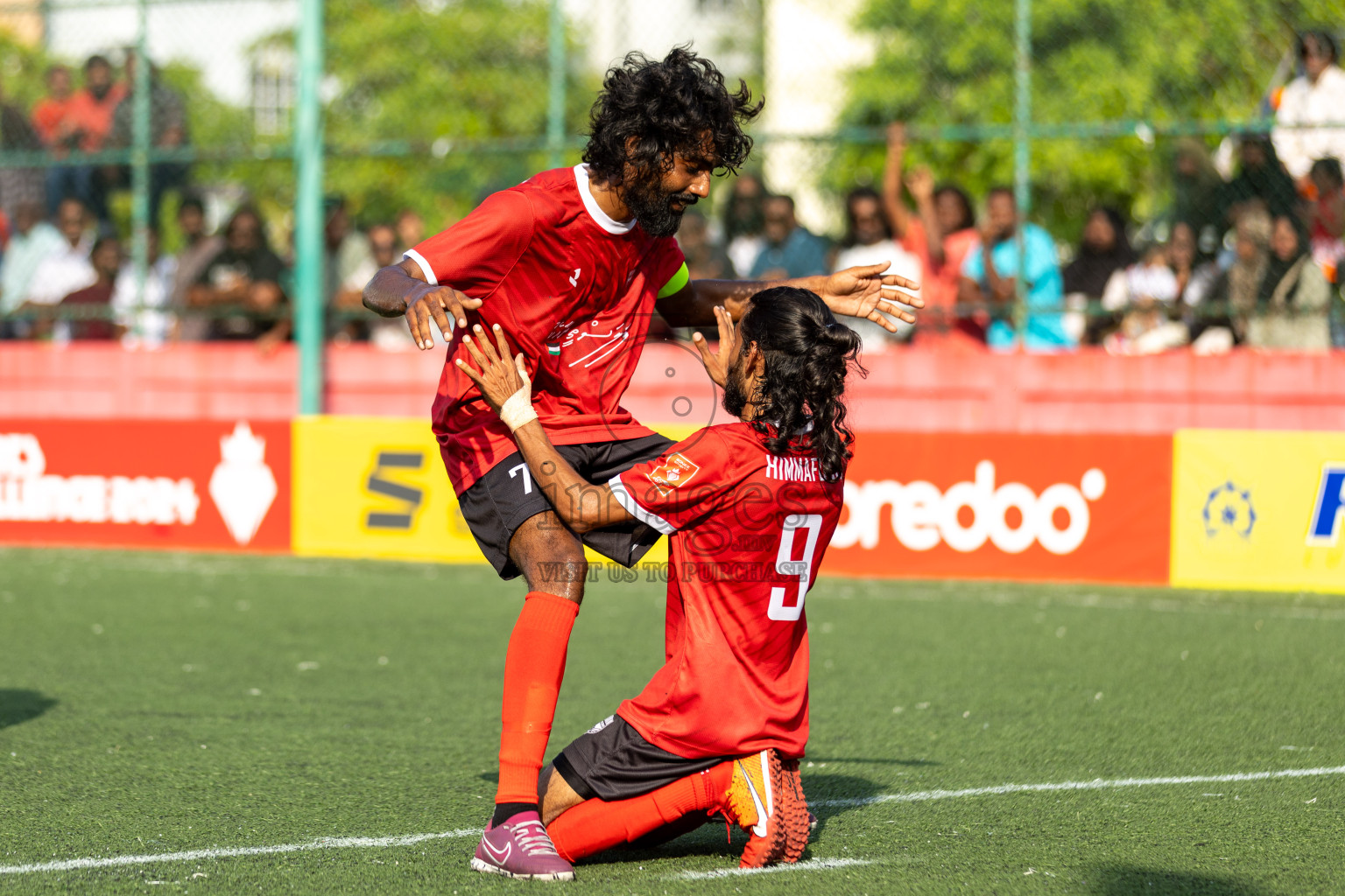 K. Huraa vs K. Himmafushi in Day 19 of Golden Futsal Challenge 2024 was held on Friday, 2nd February 2024 in Hulhumale', Maldives 
Photos: Hassan Simah / images.mv